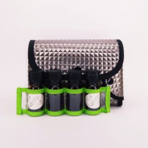 Trousse de rangement huiles essentielles.
